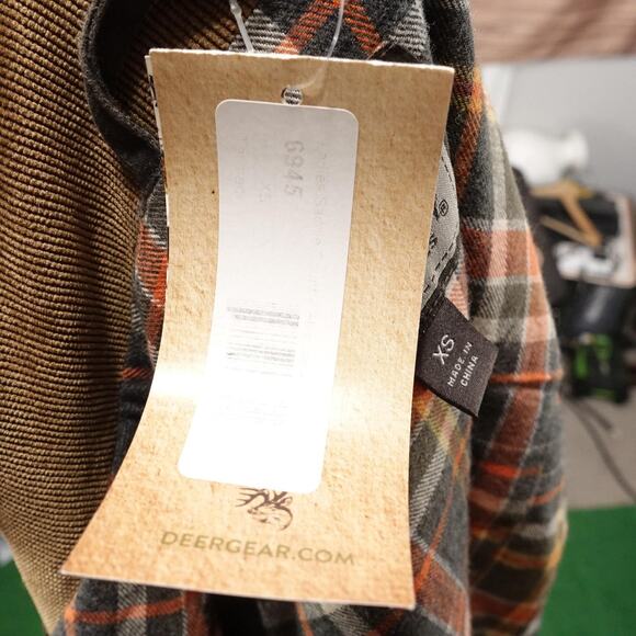 New Legendary Whitetails Jacket Mens XS Corduroy Collar Flannel Lined - Picture 8 of 12